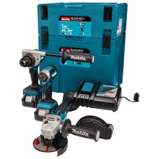 Набор аккумуляторных инструментов Makita DLX3155TJ 3 шт, 2 акб 5 Ah, з/у, кейс