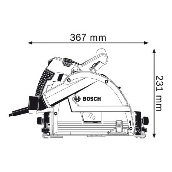 Погружная пила Bosch GKT 55 GCE
