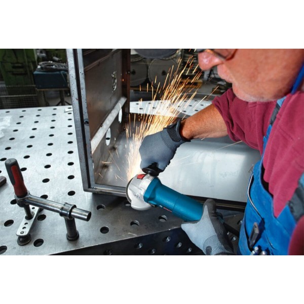 Угловая шлифмашина Bosch Professional GWS 9-125 S с регулировкой, с кругом Multi Wheel по древесине HM 125х1 мм