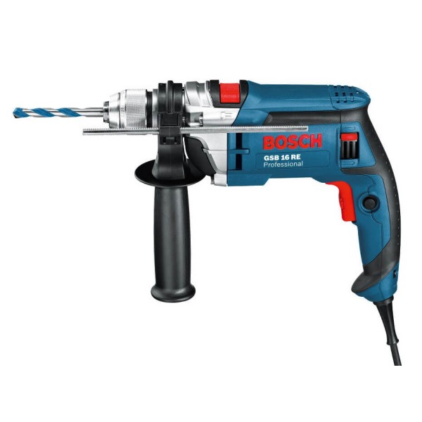Дриль ударний Bosch Professional GSB 16 RE ЗВП із набором 7 свердел CYL 9 Multi Construction в кейсі