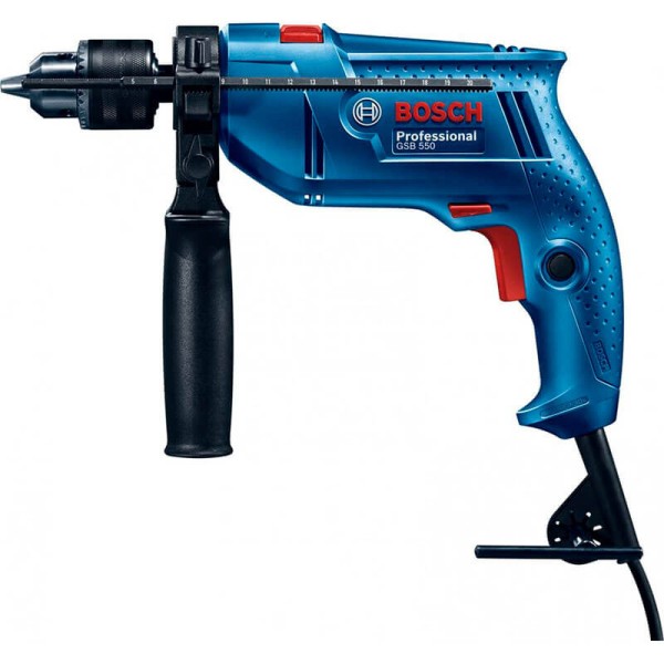 Дриль ударний Bosch Professional GSB 500 з набором 5 свердл