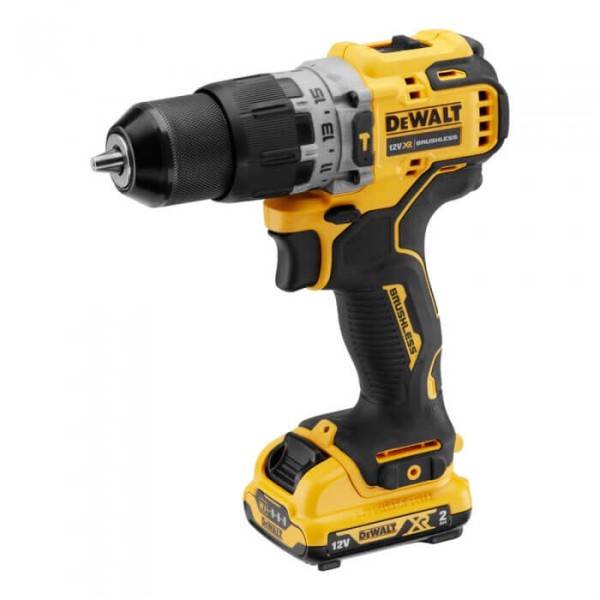 Аккумуляторная ударная дрель-шуруповерт DeWALT DCD706D2 бесщеточная, 2 акб 2 Ah, з/у, в чемодане TSTAK