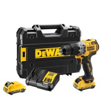 Акумуляторний ударний дриль-шуруповерт DeWALT DCD706D2 безщітковий, 2 акб 2 Ah, з/п, у валізі TSTAK