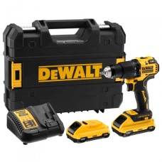 Акумуляторний ударний дриль-шуруповерт DeWALT DCD709L2T безщітковий, 2 акб 3 Ah, з/п, у валізі TSTAK
