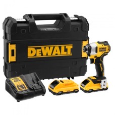 Акумуляторний ударний шуруповерт DeWALT DCF809L2T безщітковий, 2 акб 3 Ah, з/п, у валізі TSTAK