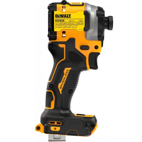 Акумуляторний ударний шуруповерт DeWALT DCF850N безщітковий, без акб і з/п