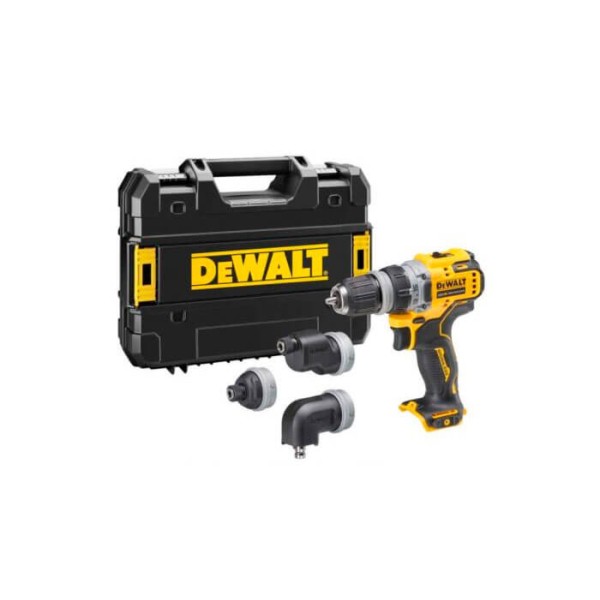 Аккумуляторная дрель-шуруповерт DeWALT DCD703L2T бесщеточная, со сменными насадками, 2 акб 3 Ah, з/у, в чемодане TSTAK