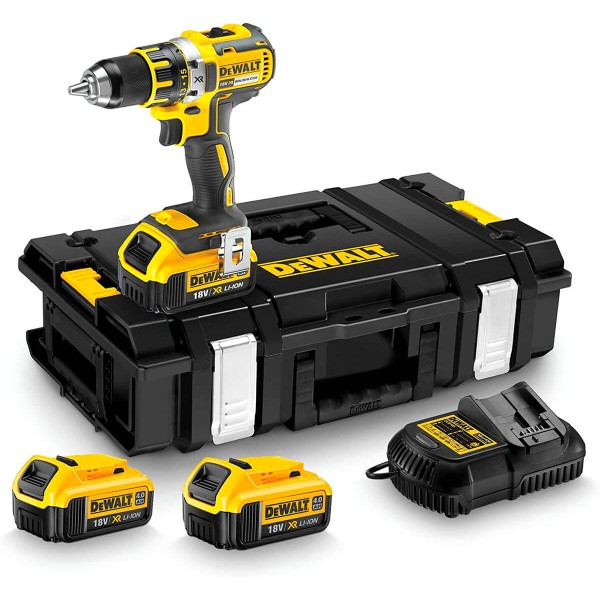 Акумуляторний дриль-шурупокрут DeWALT DCD790M3, 3 акб 18 В Li-Ion XR по 4.0 Ah, з/п, кейс