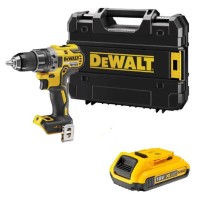 Аккумуляторная дрель-шуруповерт DeWALT DCD791NT, 1 акб 18 В Li-Ion XR 2.0 Ah, кейс, без з/у