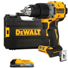 Аккумуляторная дрель-шуруповерт DeWALT DCD800E1T, 1 акб 18 В XR Li-Ion Power Stack 1,7 Ah, з/у, кейс