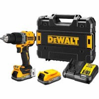 Аккумуляторная дрель-шуруповерт DeWALT DCD800E2T, 2 акб 18 В XR Li-Ion Power Stack по 1,7 Ah, з/у, кейс