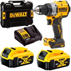Дрель-шуруповерт аккумуляторная DeWALT DCD800P2T, 2 акб 18 В XR Li-Ion по 5.0 Ah, з/у, кейс