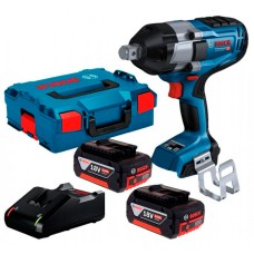 Акумуляторний ударний гайковерт Bosch Professional GDS 18V-1050 H в L-Boxx з 2 акб GBA 5.0 Ач і з/п GAL 18V-40