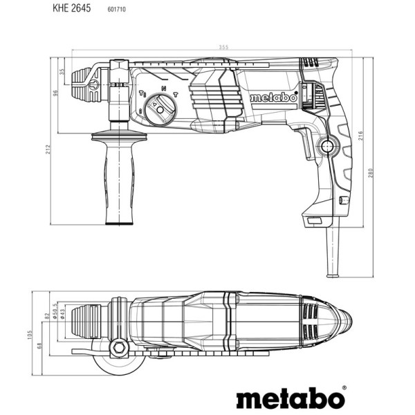 Перфоратор Metabo KHE 2645 Q