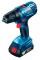 Аккумуляторная дрель-шуруповерт Bosch Professional GSR 180-LI + 2 акб GBA 18 В по 2.0 Ah + з/у GAL 18V-20 в кейсе + набор принадлежностей
