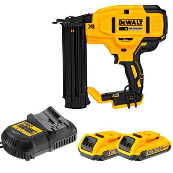 Пістолет цвяхозабивний акумуляторний DeWALT DCN680D2, 2 акб Li-Ion XR по 2.0 A, з/п в кейсі