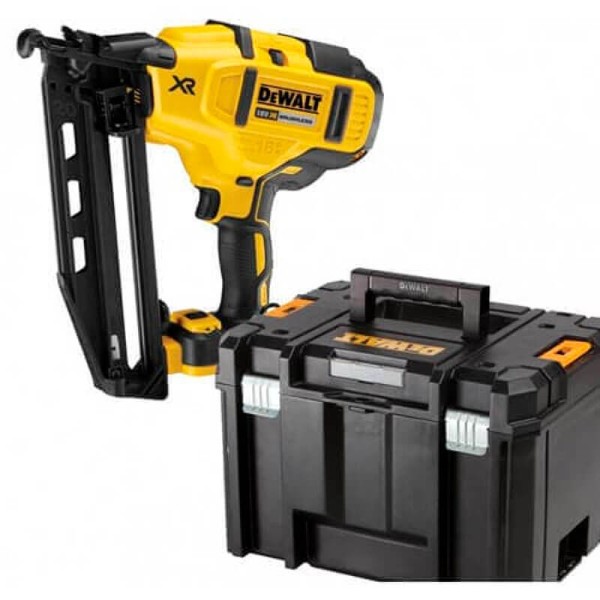 Пістолет цвяхозабивний акумуляторний DeWALT DCN680NT в кейсі без акб і з/п