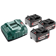 Базовый комплект аккумуляторов Metabo 18 В - 5,2 Ah, 3 шт