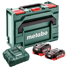 Базовый комплект Metabo LiHD 1 аккум. 4,0 А·ч + 1 аккум. 5,5 А·ч + ASC 55 + metaBOX 145