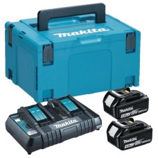 Набір з 2 акумуляторів LXT Makita BL1840B 18 В 4 Аh, з/п DC18RD, кейс