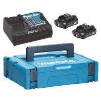 Набір із 2 акумуляторів СXT Makita BL1021B 12 В, з/п DC10SB у кейсі