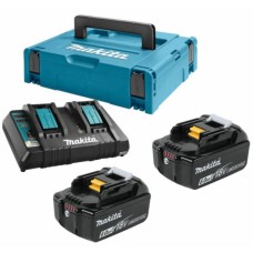 Набір із 2 акумуляторів LXT Makita BL1860B 18 В, з/п DC18RD у кейсі