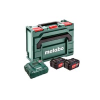 Базовый набор Metabo 2 акб Li-Power 4 Ah с з/у ASC 55 в кейсе MetaBox 145