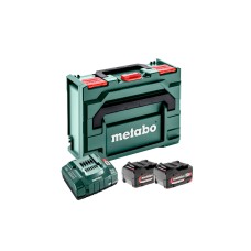 Базовый набор Metabo 2 акб Li-Power 5,2 Ah с з/у ASC 145 в кейсе MetaBox 145