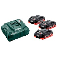 Базовий комплект Metabo 3 акб LiHD 4.0 AH з з/п ASC 55