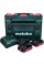 Базовый комплект Metabo 3 акб LiHD на 4.0 Ah с з/у ASC 55 в кейсе MetaBox 145