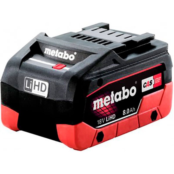 Базовый комплект Metabo 4 акб LiHD на 8.0 Ah с з/у ASC 145 Duo в кейсе MetaBox 145