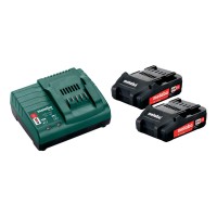 Базовий комплект Metabo 2 акб Li-Power по 2.0 Ah з з/п SC 30