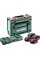 Базовый комплект Metabo 4 акб LiHD по 5.5 Ah с з/у ASC 145 Duo в кейсе MetaBox 145
