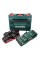 Базовый комплект Metabo 4 акб LiHD по 5.5 Ah с з/у ASC 145 Duo в кейсе MetaBox 145