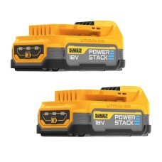Акумуляторна батарея Dewalt 18 В XR Li-lon PowerStack 1.7 Аг, 2 шт