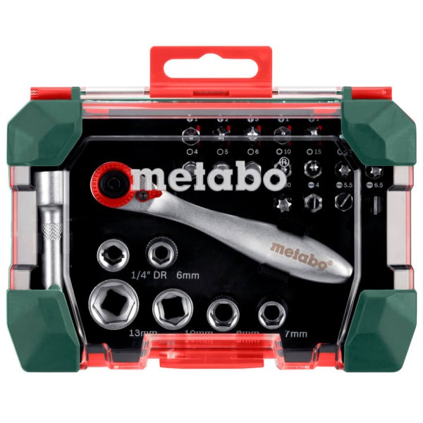 Набор бит и трещоток Metabo SP, 26 шт
