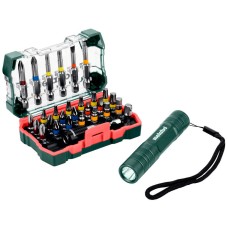 Набор бит Metabo SP, 29 шт + фонарик