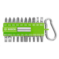 Набор насадок Bosch для завинчивания с карабином (салатовый), 21 шт