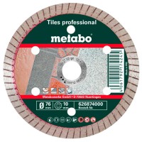 Алмазный отрезной круг по плитке Metabo Professional TP, 76x10 мм