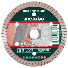 Алмазный отрезной круг по плитке Metabo Professional TP, 76x10 мм