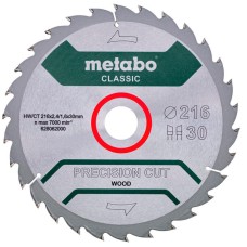 Пильный диск Metabo HW/CT, 216x2,4х30 мм, 30 WZ 22°