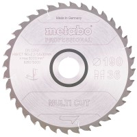 Пильный диск Metabo 190x30 мм, 36 WZ