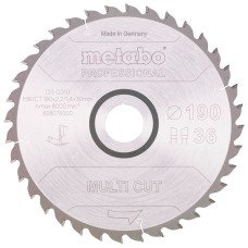Пильный диск Metabo 190x30 мм, 36 WZ