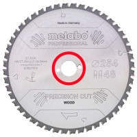 Пиляльний диск Metabo HW/CT, 254x2,4х30 мм, 60 WZ 5°
