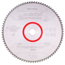 Пильный диск Metabo HW/CT, 315x2,4х30 мм, 84 WZ 5°