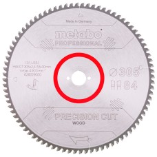 Пильный диск Metabo HW/CT, 305x2,4х30 мм, 84 WZ 5°