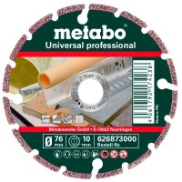 Алмазный диск Metabo Professional UP, 76x10 мм