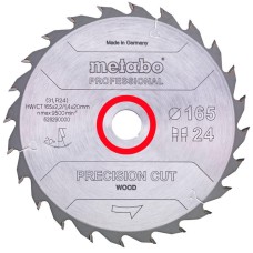Пильный диск Metabo HW/CT, 160x2,2х20 мм, 24 WZ 20°