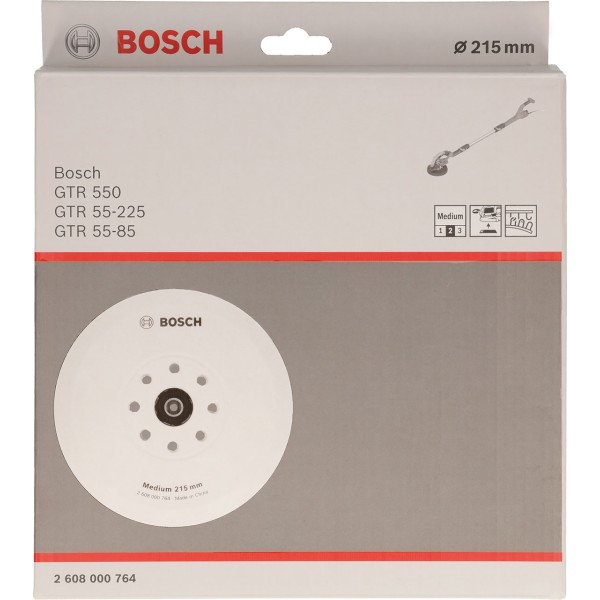 Шліфувальна тарілка опорна Bosch середня 215 мм для GTR 550, GTR 55-225, GTR 55-85