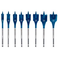 Набор перовых сверл Bosch SelfCut Speed 12, 16, 18, 20, 22, 25, 28, 32 мм, 8 шт